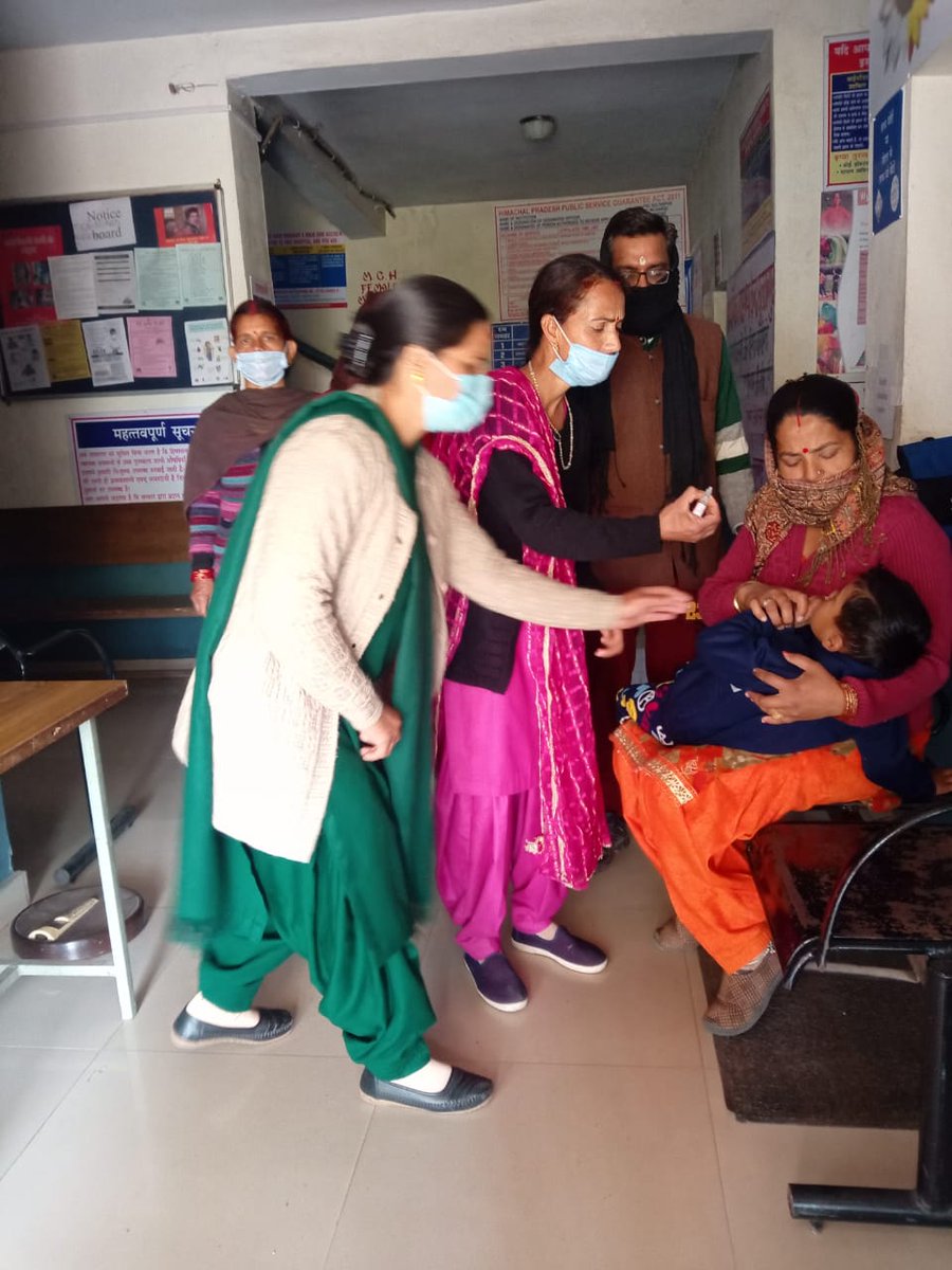 KumarhattiSolan's tweet photo. Polio duty Anganwari workers circle Kumarhatti https://t.co/v8iLZB3A8I