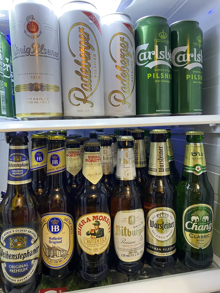 HMLLPGlobal's tweet photo. Been on a European Pilsner kick, especially German (goes good with WWII documentaries) and have to have some Chang for nostalgia. https://t.co/RwjSrmBiLM