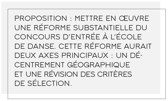 Pour ce qui est de la sélection (enfin !), du concours, le rapport ne propose à aucun moment de favoriser une couleur de peau. Loin de là, même !En revanche, il questionne les biais dans les processus de sélection, y compris liés aux situations socioéconomiques.