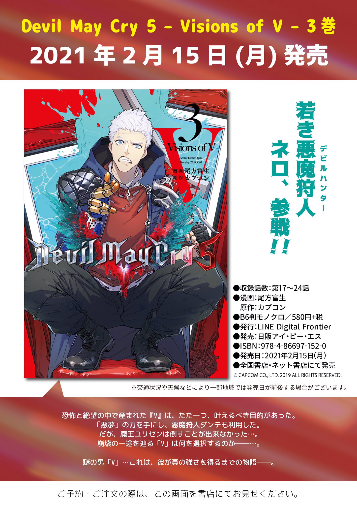 Devil May Cry 5 – Visions of V –【電子版限定特典付き】 3巻