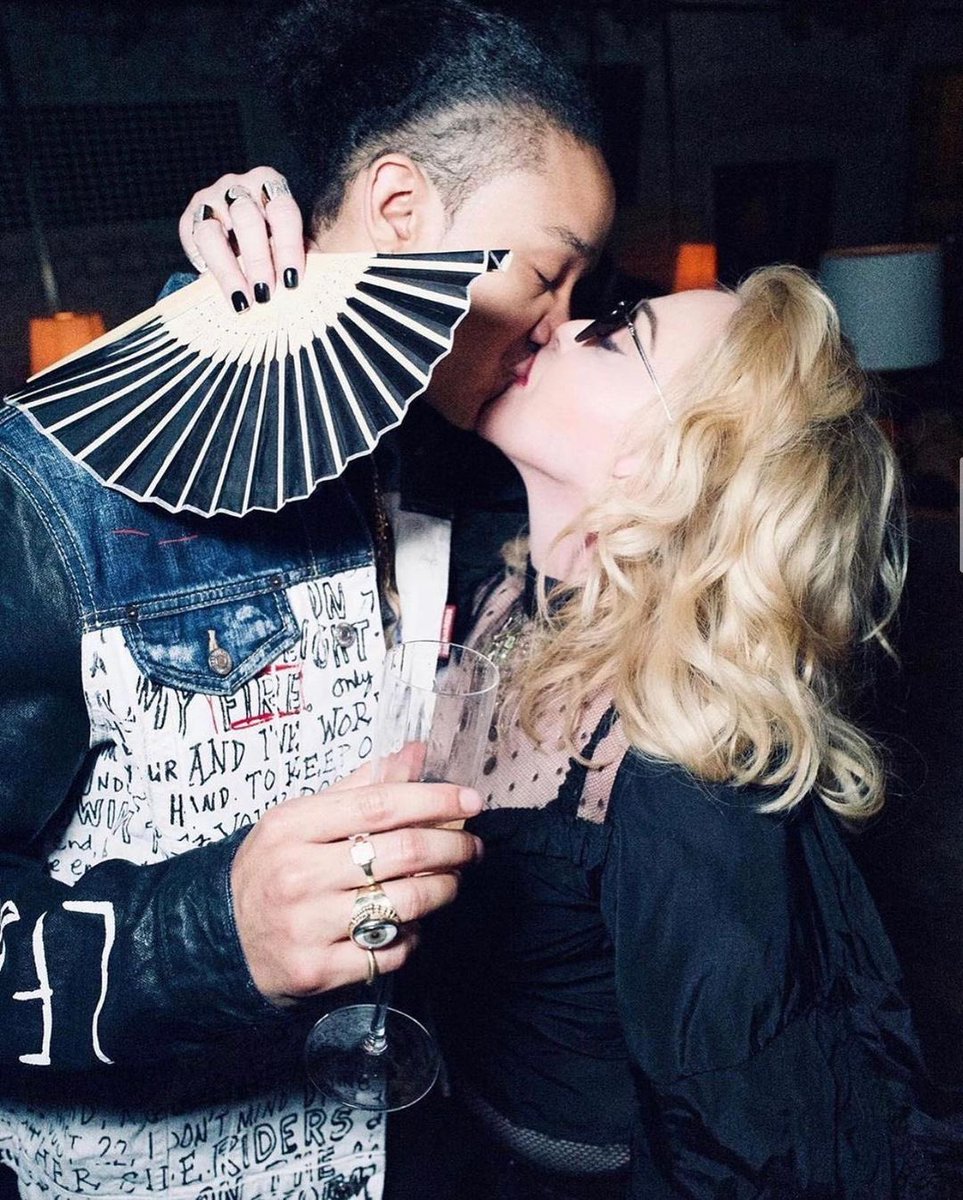 Madonna's tweet photo. Been around the World with my Valentine this Year.........🌎🌍🌏 Oh what a Beautiful Trip. ♥️. Happy Valentines Day Mr. Williams #ahla_malik https://t.co/7fXUZpRtUV