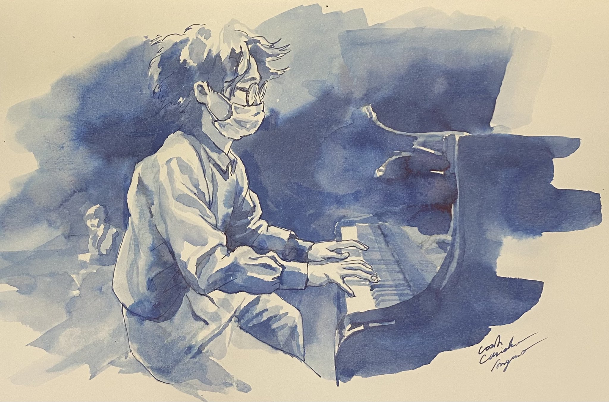 Twitter 上的 Angina 今日のインク絵 ソーラン節 より プログレッシブなソーラン節 カッコよ ねぴらぼinvention ねぴらぼ Pianist インク絵 Illustration Inkillustration T Co Rougfhr5hv Twitter