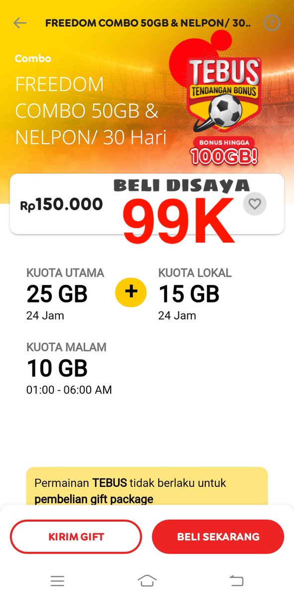 starshopp19's tweet photo. PROMO PALING MURAH!! 

50 GB FREEDOM INTERNET
📌 50 GB FULL 24 JAM
📌 MASA AKTIF 30 HARI
     PROMO PALING MURAH...!!! https://t.co/Hs81VkXuYY