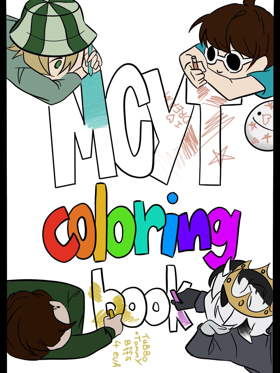 Download Mcyt Coloring Book Is Released Mcytcoloring Twitter
