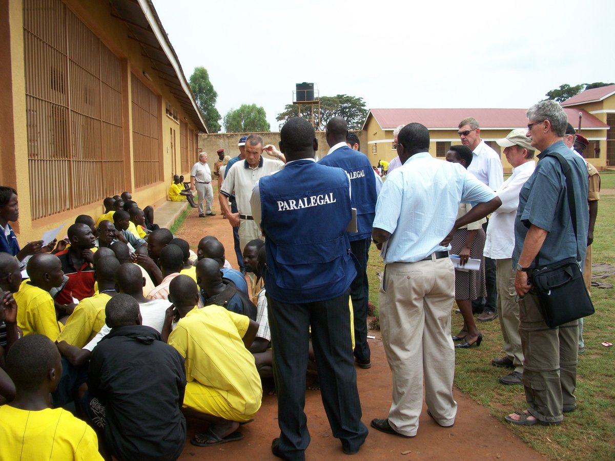 Freedom is limited behind bars, members of the <a href="/DGFUganda17/">DGFUganda</a> and other development partners visiting the Northern region to have a feel of the work that PAS was doing to assist detainees. #AccesstoJustice for all.