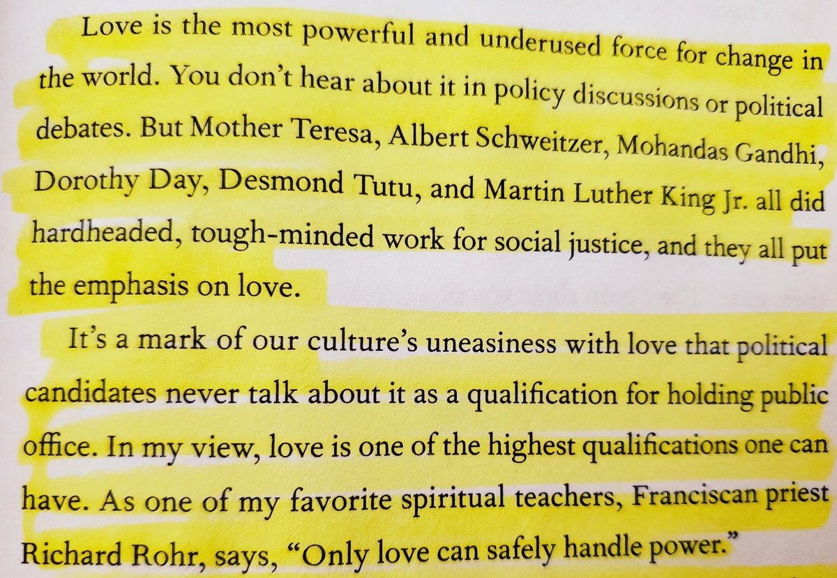 KateCHenderson's tweet photo. "Love is the most powerful and underutilized force for change in the world"

Page 113 of Malinda Gates book, The Moment of Lift. https://t.co/ZKOmhYBKpD