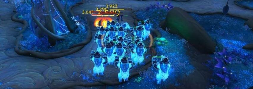 icyveins's tweet photo. Another big exploit, this time a fun/terrifying one, as there's a potentially infinite army of shiny blue bears waiting for anyone to take over the #Shadowlands. The Jailer sure picked the wrong strategy, as this bear ball seems a lot easier than his plan

https://t.co/wrwzgWcqXZ https://t.co/KwZlrHRFaQ