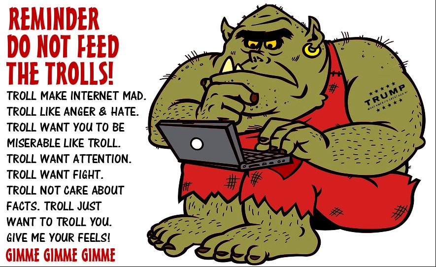 Don't feed the trolls!You may feel like you're telling them off, or making a great point. In reality, that's just what they want you to do!Every reply to a troll makes Twitter think their tweet is important, which makes it more likely to be seen by others.Ignore & block.