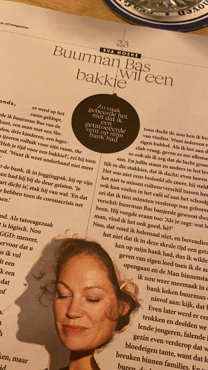 rudolfkeijzer's tweet photo. Wat een heerlijke column. Een simpele gebeurtenis, vol van actuele werkelijkheden en heel invoelbaar. Knap werk @EvaHoeke https://t.co/9fnYUmnyXC