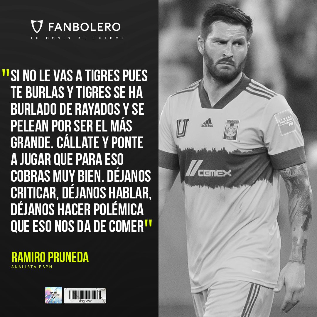 fanbolero's tweet photo. ¡A LA YUGULAR!
Tras el tweet de 'Bomboro' sobre los mexicanos, el analista de ESPN recordó cuando el francés se burló de Rayados y lo eliminaron del Mundial de Clubes hace algunos años 💣🐯🤠🇫🇷🇲🇽
#Pruneda #Gignac #Tigres #Monterrey #MundialDeClubes https://t.co/zJbC9kaYH9