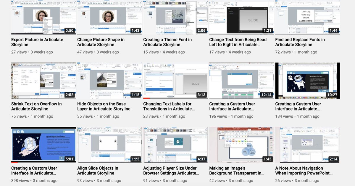 Looking for free Articulate Storyline tutorials? I've got you covered with nearly 100! lnkd.in/eB2sjP2 #elearning