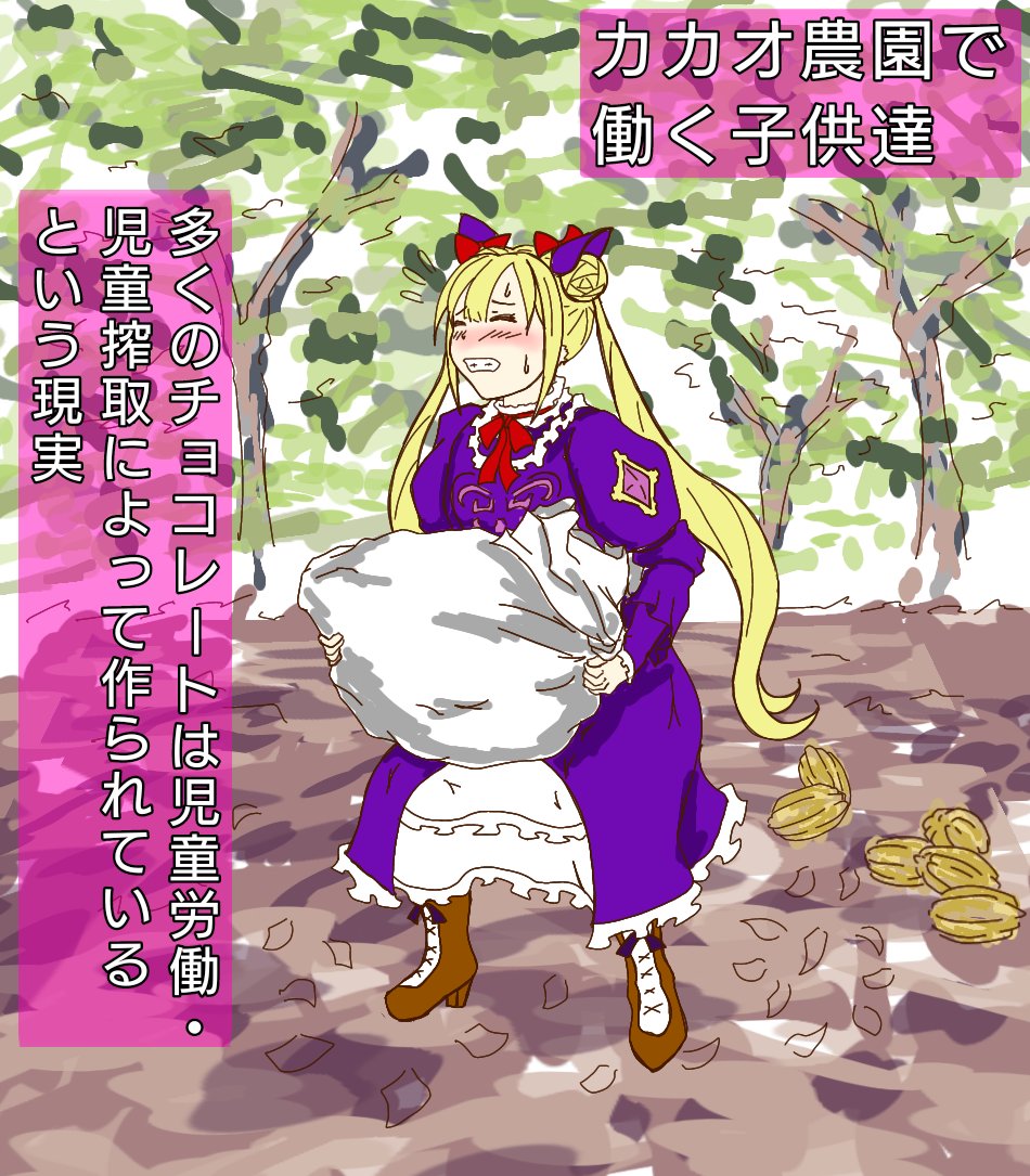 تويتر ヴぁるきー على تويتر 7iqxig8u5tnoyvs カカオに対する大量の需要と供給 消費者アリサとカカオ農園 で働くルナのウィンウィンの関係である