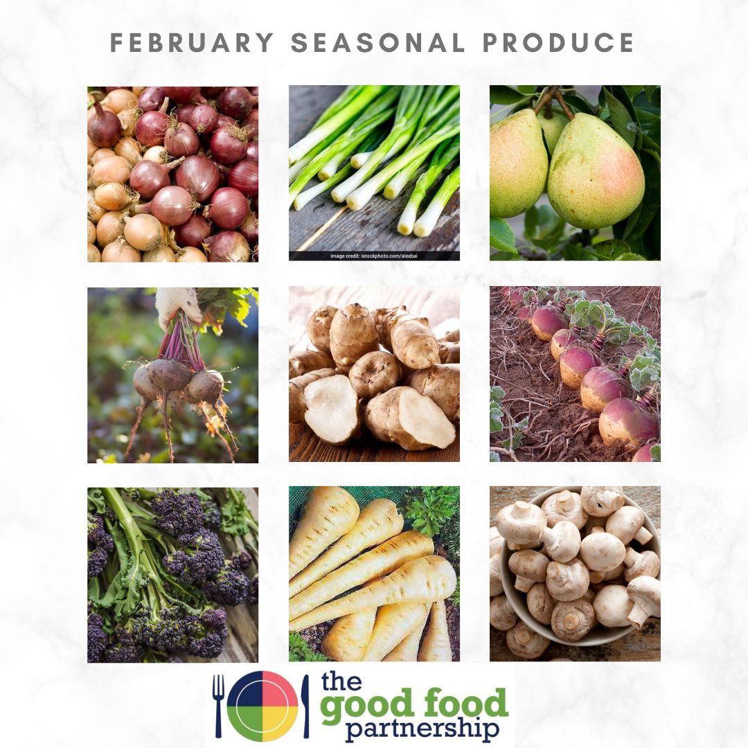 We believe that educating our clients about seasonality is so important. So it’s great to incorporate seasonal dishes on menus and teach our children what great produce is grown in Great Britain. #seasonalproduce #bestofbritish #thegoodfoodpartnership
