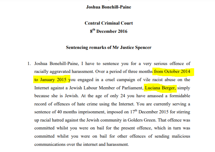 4/xSo... What in fact the  @Guardian writer is discussing here is this case - where a group of Neo-Nazi's spent months inflicting abuse on Jewish MP Luciana BergerAll the detail is in the Court Notes when Bonehill-Paine was sentenced by the judge. https://www.judiciary.uk/wp-content/uploads/2016/12/spencer-j-sentencing-remarks-bonehill-paine-as-delivered-08-12-16.pdf