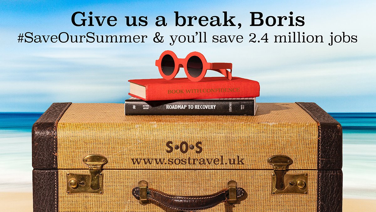 We're supporting #SaveOurSummer, to get @BorisJohnson to re-open the UK and overseas travel sector by 1st May. You can book now with confidence. Sign up to support via the sostravel.uk website and please share.
