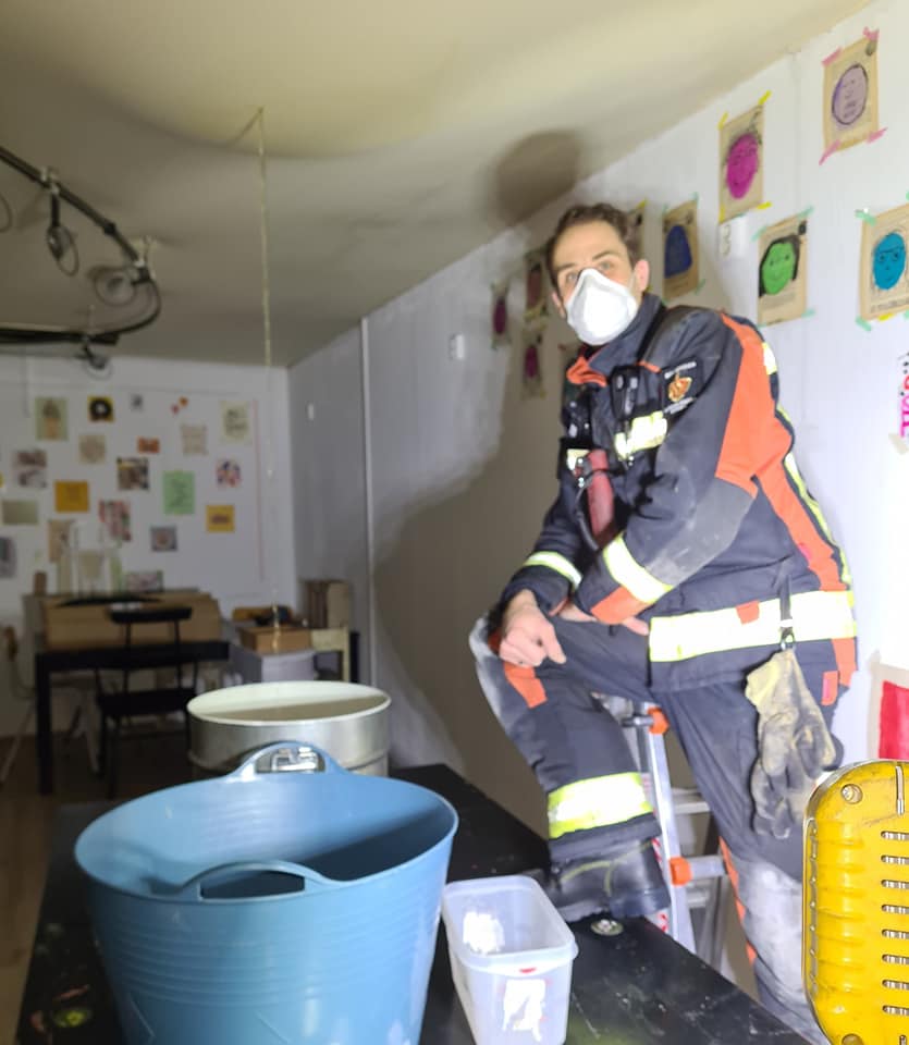 Melding brandweer Dubbele Buurt Gouda