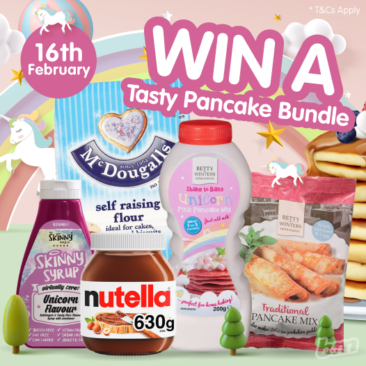 bmstores's tweet photo. 🥞 #FLASH COMPETITION - ENDS in 6 HOURS! 🥞

It's #PancakeDay tomorrow - we've got this amazing bundle which will help make it pancake day all year round!

For your chance to #WIN, simply let us know WHAT your perfect pancake is!

Competition ends 6pm TONIGHT (15/2/21) https://t.co/h0omaHVcXv