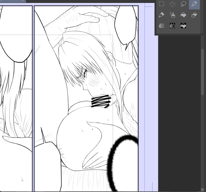 前のあとがきで描きたいって言ってたの描いてる 