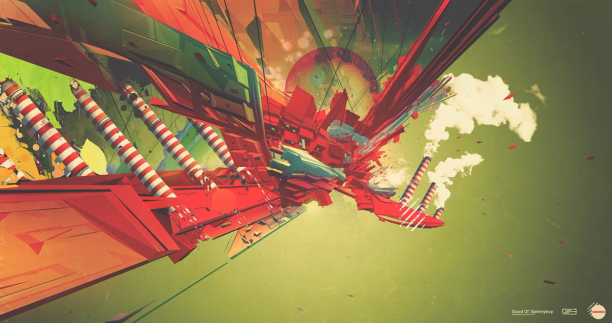 Crying Lightning by the Arctic Monkeys, and I don't know how often this Artwork was already stolen from me. "A New Beginning" literally marked a turning point at the time where everything went a step beyond what I had expected. More work for  @Slashthree at the time.