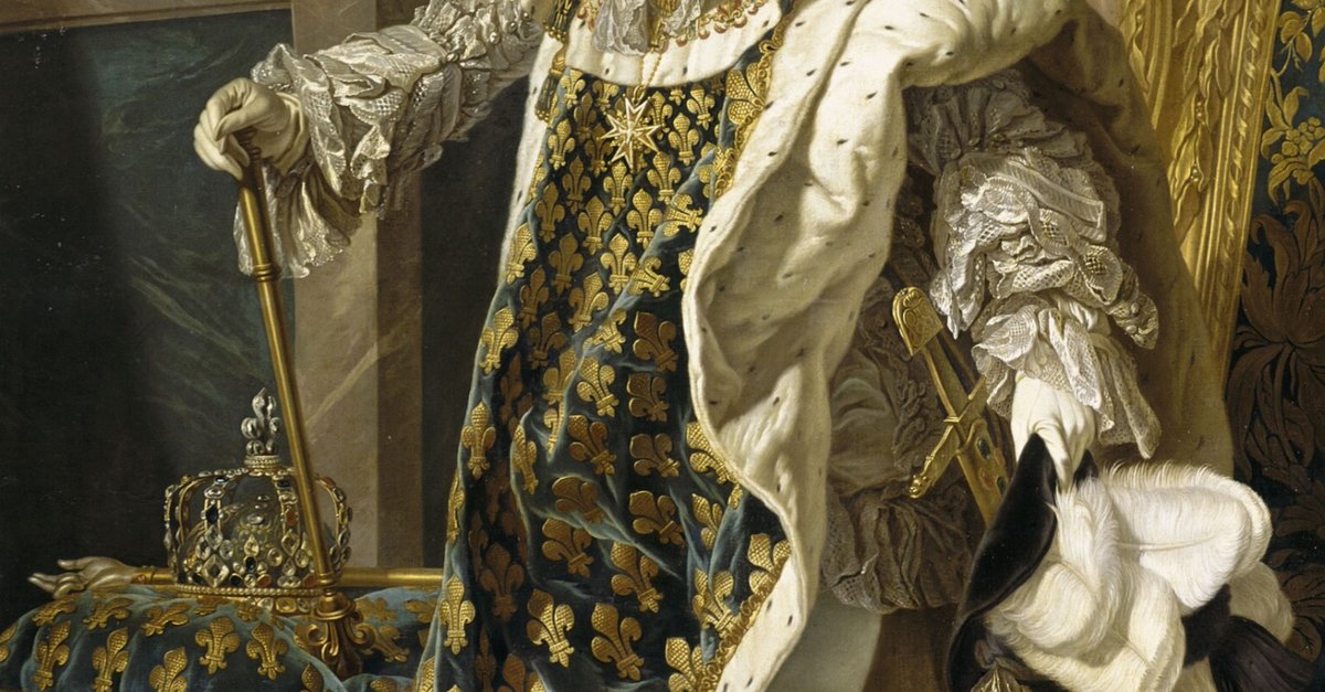 Born #OnThisDay in 1710: #LouisXV (1710-74), King of France 

Portrait in Coronation Robes by workshop of #LouisMichelvanLoo (1707-71), ca. 1770

#Bourbon #leBienAimé