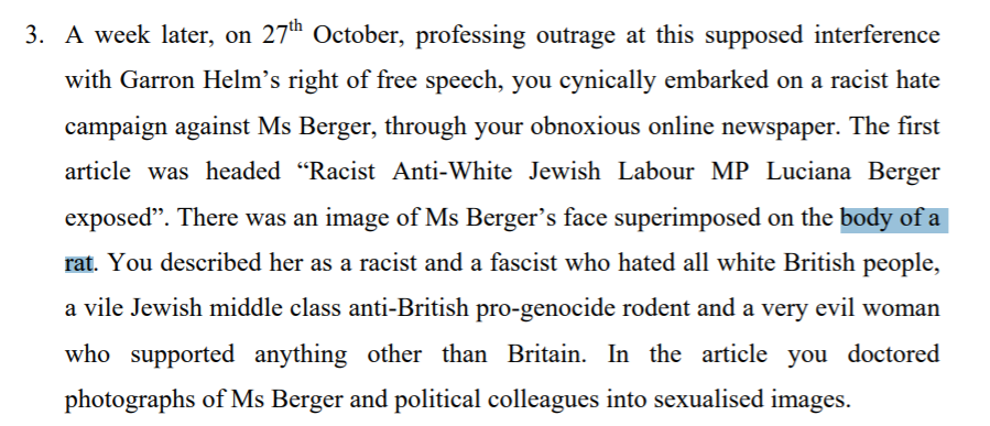 6/xAgain the Court Notes from Joshua Bonehill-Paine's sentencing show this detail - referencing October 27th 2014.The horrible antisemitism of "Body of a Rat" was described by the judge.Do people not think it was vile to use this to lie and attack Labour?