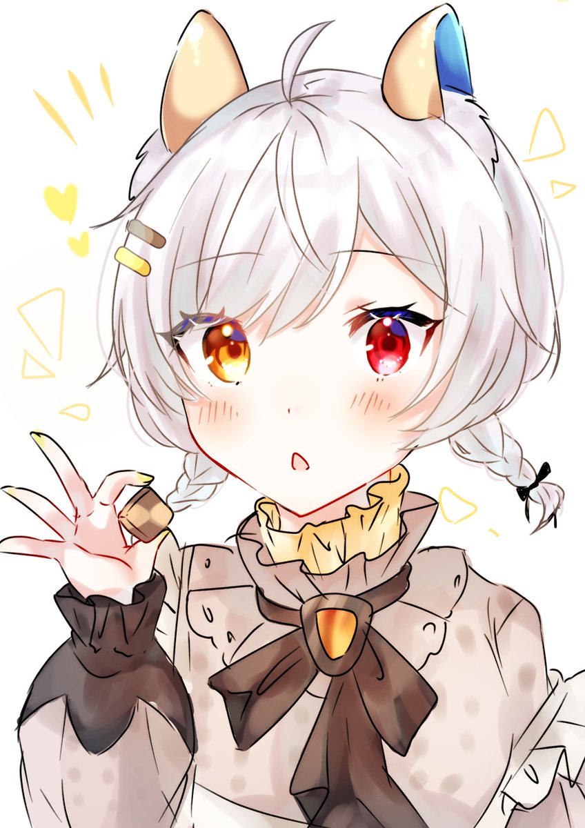 酸素 در توییتر 白猫プロジェクト 白猫お絵描き エプリル イラスト バレンタイン ピン付けてなかったので上げ直し エプリル可愛いね っていうらくがき