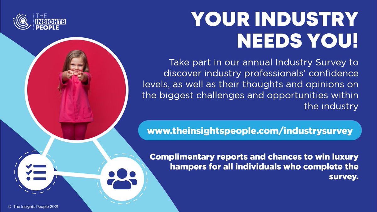 InsightsFamily's tweet image. This is the last week to complete our annual industry survey.
We want to know what you think about the current state of the #kids industry. How is it evolving, being challenged and the opportunities.
To have your say, please visit:
theinsightspeople.com/industrysurvey/
