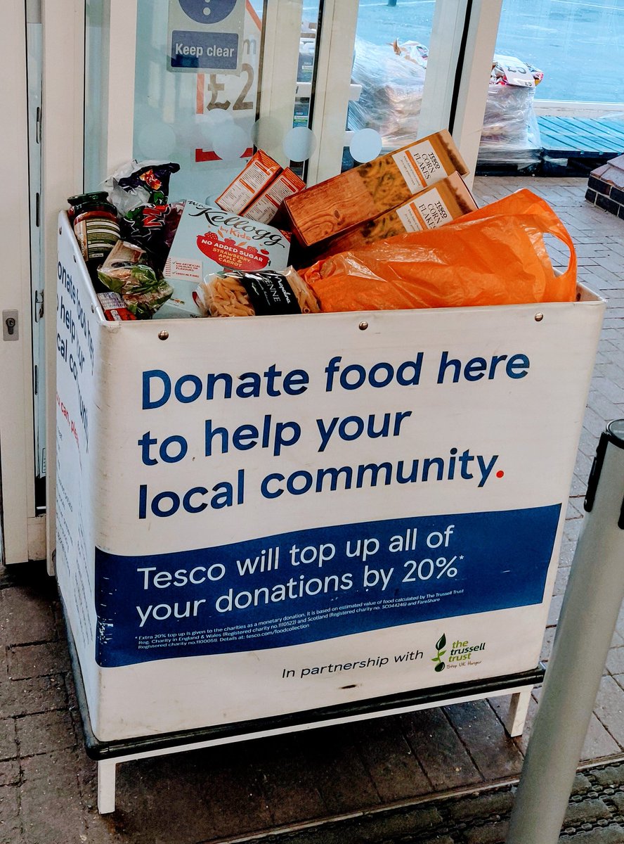 Thanks to customers of Tesco Extra in Ayr for your amazing contributions to the food bank.

We're so grateful that we can continue to help those in emergency food crisis.

What a brilliant effort and we are so proud to be part of such a great community. Thank you so much  🥰♥️🥰