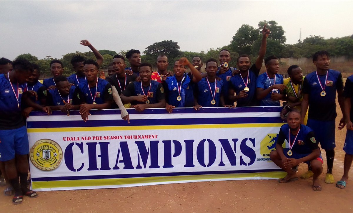 UdalaFCU's tweet photo. The morning after the day we lost the final of the maiden #UdalaNLOpreseasonTournament to @ClubCynosure . 
We wish you safe trip back to base and once again congratulations. https://t.co/mrx3xY13D4