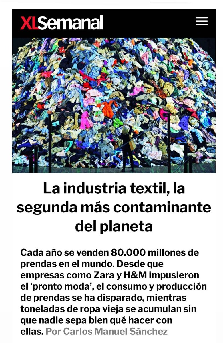 sarallacerg's tweet photo. Antes de comprarte ropa nueva, prueba a poner toda la que tienes sobre la cama. 

¿Realmente lo necesitas? 
Pues eso.

#zerowaste #residuocero https://t.co/ClR8Yd2nog