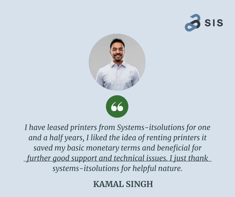 danu_renu's tweet image. Happy customer!

#systemsitsolutions #printers #printersonlease #printersonrent #rentalprinters #printersupport #smallfirmleasingprinter #leaseonprinter #printerlease