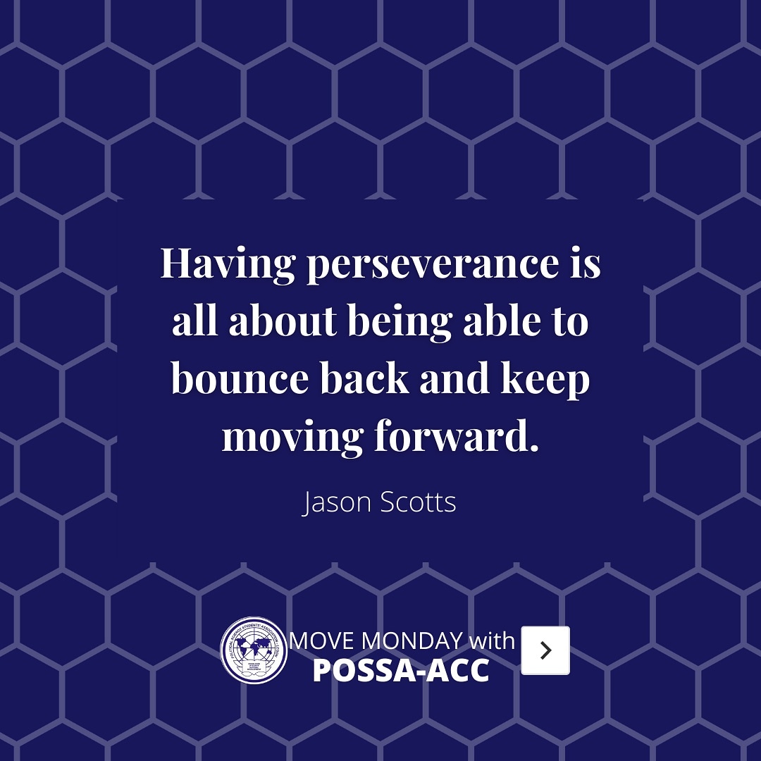possaugacc's tweet photo. Persevere, Move Forward! Have a #MOVE Monday!
#ALWAYSAHEAD!
#MOVEMondaywithPOSSAACC
#POSSA4US!
#PossaAccraCityCampus https://t.co/UsUmUbEBmt