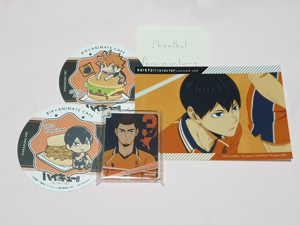 Saing_Haru's tweet photo. ทั้งภาพ 370 บาทครับ
นัดรับหรือส่งไปร 30 บาท
#ตลาดนัดไฮคิว #animatecafebkk
#HaruStore https://t.co/Z9usAAynmv