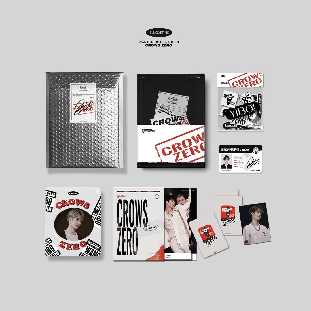 SG GO] Wang Yibo “CROWS ZERO” 2nd Photobook by FLUOXETINE.王一博