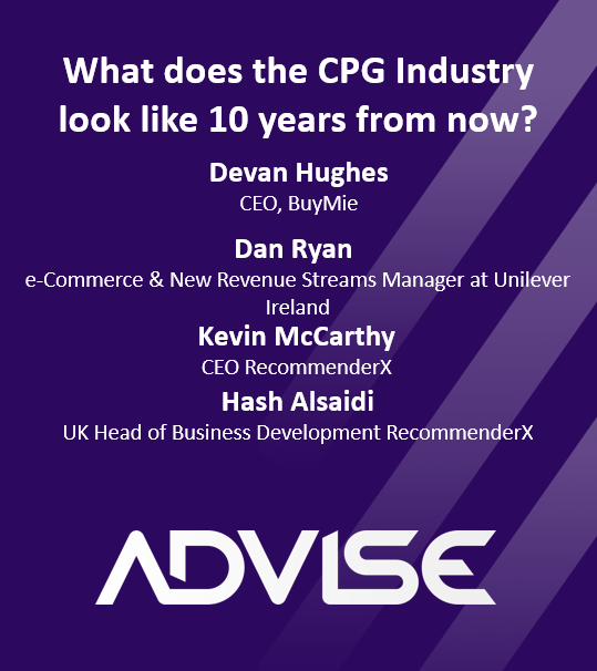 RecommenderX's tweet image. Don't miss your chance to register for the last webinar in our series: What does the CPG Industry look like 10 years from now? where we will be joined by industry leaders to share their thoughts on the future, tomorrow at 12pm
Register now: bit.ly/advise3