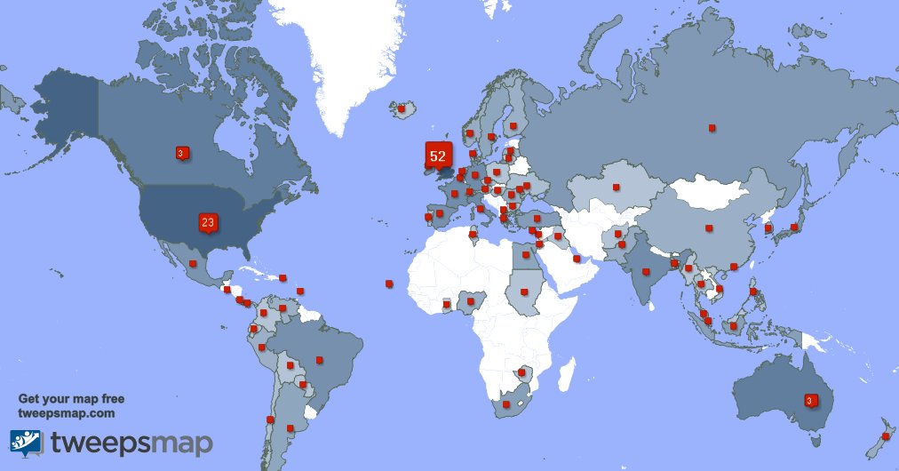 SentinelIV's tweet image. Special thank you to my 4 new followers from Iceland, and more last week. tweepsmap.com/!SentinelIV