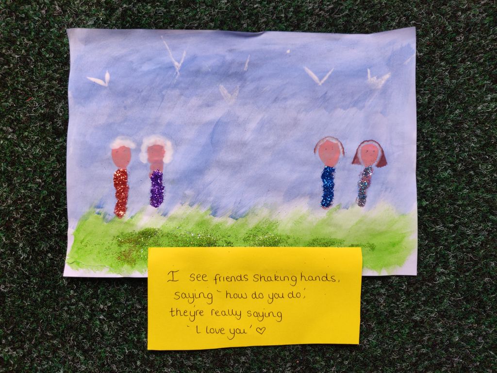 More beautiful art inspired by quotes from the song "What a Wonderful World"!✨ 🌎 🎶