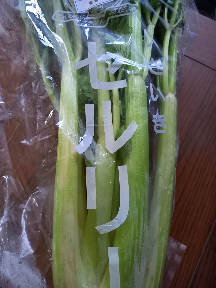 菜野人 Te 国士無双 野菜を宣伝し隊 香川県 タキイ セルリー セロリー 自分は栽培してないけど これくらいの知識はある 解らない時は産直仲間のセルリーの神に聞く