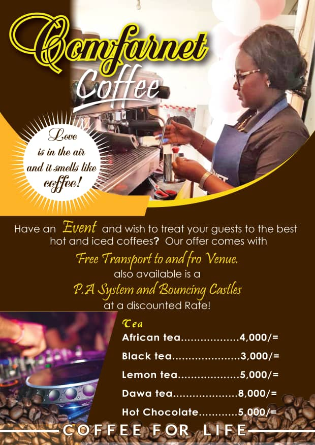 KiraboComplex's tweet photo. Kick start your week with a cup of coffee from @ComfarnetUg
Spread love, and drink coffee. Get a cup or two by visiting @ComfarnetUg at the main entrance of BestBuy supermarket.
#CoffeeLove #MondayMorning #KiraboComplex https://t.co/uvn5lxiSKO