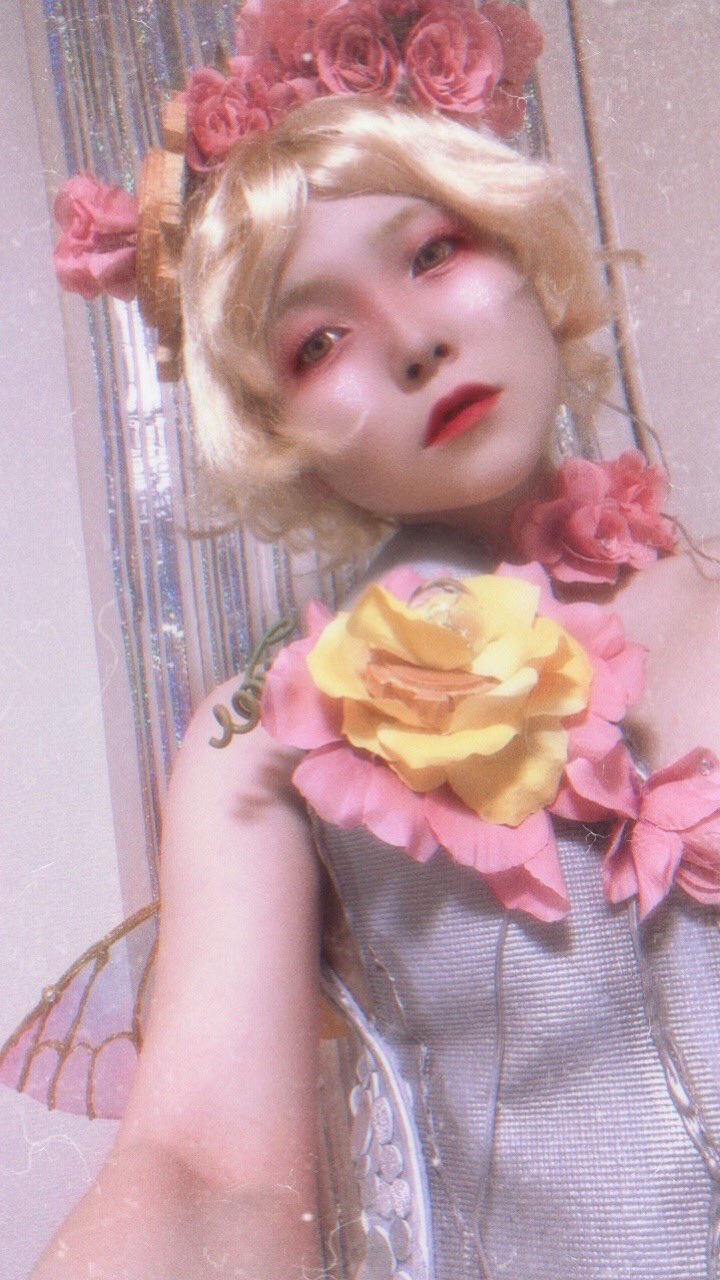 最果てかなで 1日遅れですが手作りの新衣装 良かったらチョコのかわりに ꨄhappy Valentineꨄ 枯れない花 機械技師 バレンタイン21 Identityv 第五人格 トレイシー推しによるトレイシー推しのためのトレイシー 機械技師 コスプレ T Co