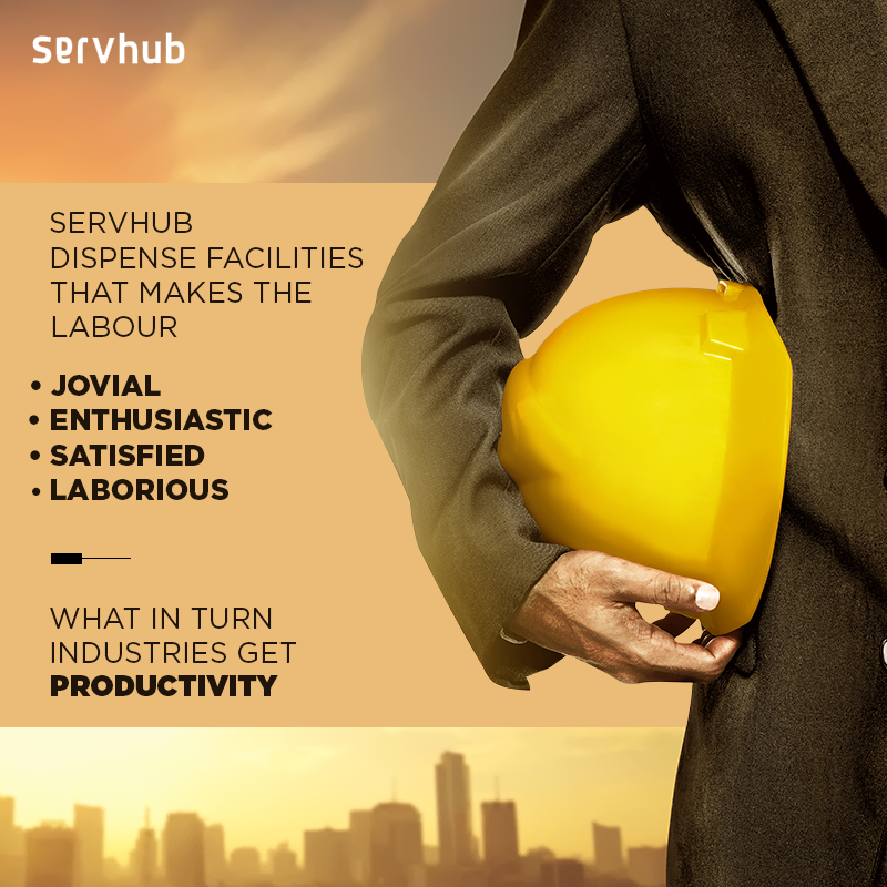 servhub's tweet photo. That’s ServHub, integrating the blue-collar services like accommodation, transportation, catering & any other services required by our clients under a single roof. To sum up, with ServHub, when the labour-force is happy, Industries go productive.
#HappilyProductive
#servhub https://t.co/c9j29FPmQT