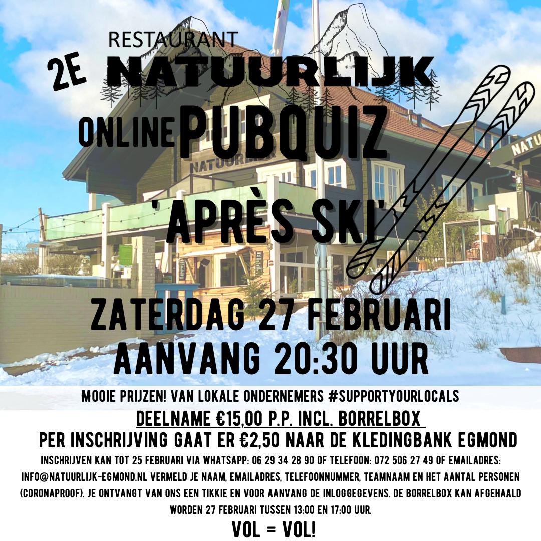 2e editie #pubquiz inschrijven kan nog. #onlinepubquiz