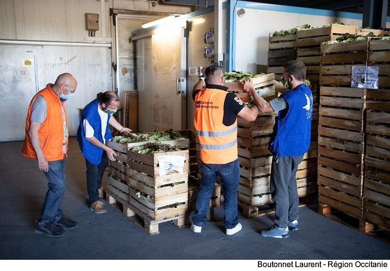 Occitanie's tweet photo. La #CriseSanitaire ne doit pas être un frein pour se nourrir avec des produits de qualité ✊
L'opération "Bien manger pour tous" permet d'aider les familles les plus démunies et de soutenir nos #producteurs.
Retrouvez les dates et lieux de distribution : https://t.co/hJDmYjE5Tv https://t.co/pKpyB6HETt
