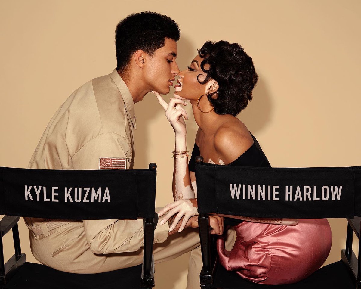 winnie harlow and Kyle Kuzma