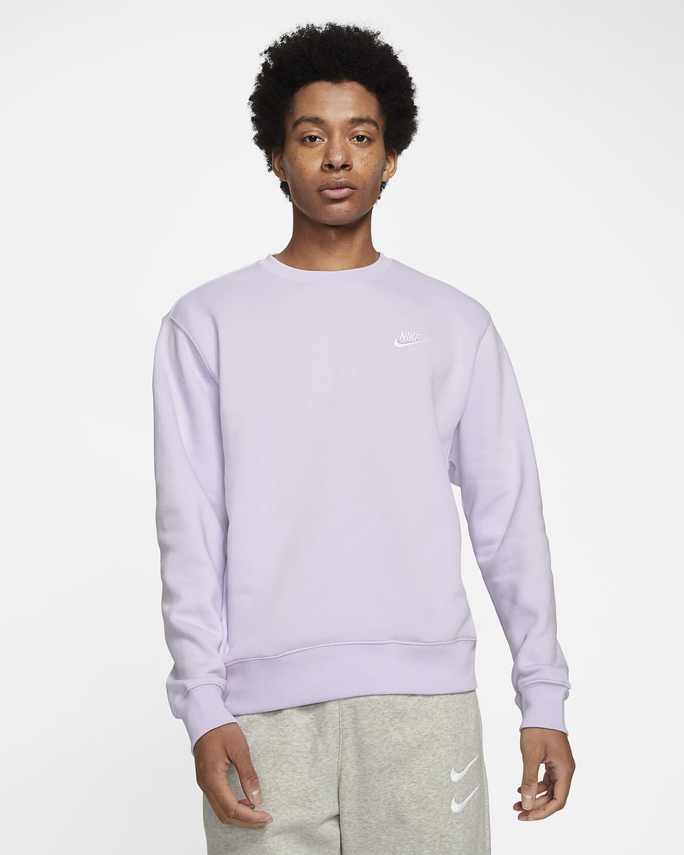 CaminoTV's tweet photo. 🔥 Soldes Nike 🔥   

40€ au lieu de 50€ les Crewneck pastels - 3 coloris dispo chez Nike (du XS au 2XL) ↙️

- saumon : https://t.co/50BshqeRBu

- vert : https://t.co/iX1nYByg0d

- lilas : https://t.co/lbpJT4cwjV

⚠️Appliqué au panier⚠️
@Nike https://t.co/BMwnuuAUFJ