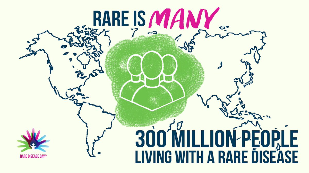 rarediseaseday's tweet image. For #RareDiseaseDay  we need everyone to join the movement to redefine rare!
 
More than 300 million people living with a rare disease, families &amp;amp; carers form the rare disease community 🌎
 
Rare is many. Rare is strong. Rare is proud.
 
How will you redefine rare❓