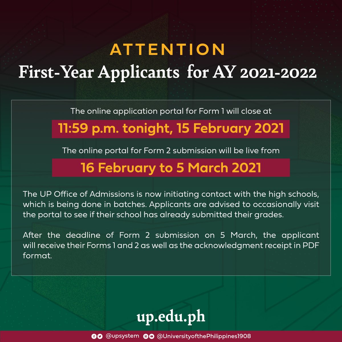University of the Philippines tweet media