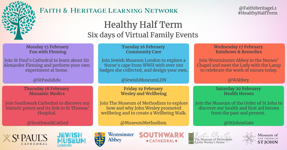 Every morning this week, we're joining <a href="/FaithHeritageL1/">Faith&HeritageLearningNetwork</a> to bring families a series of health and science #halfterm video activities

We'll have a Florence Nightingale-inspired video for you on Wednesday, but we begin with this from our friends <a href="/stpaulsedu/">St Paul's Edu</a>: bit.ly/3tHPjoZ