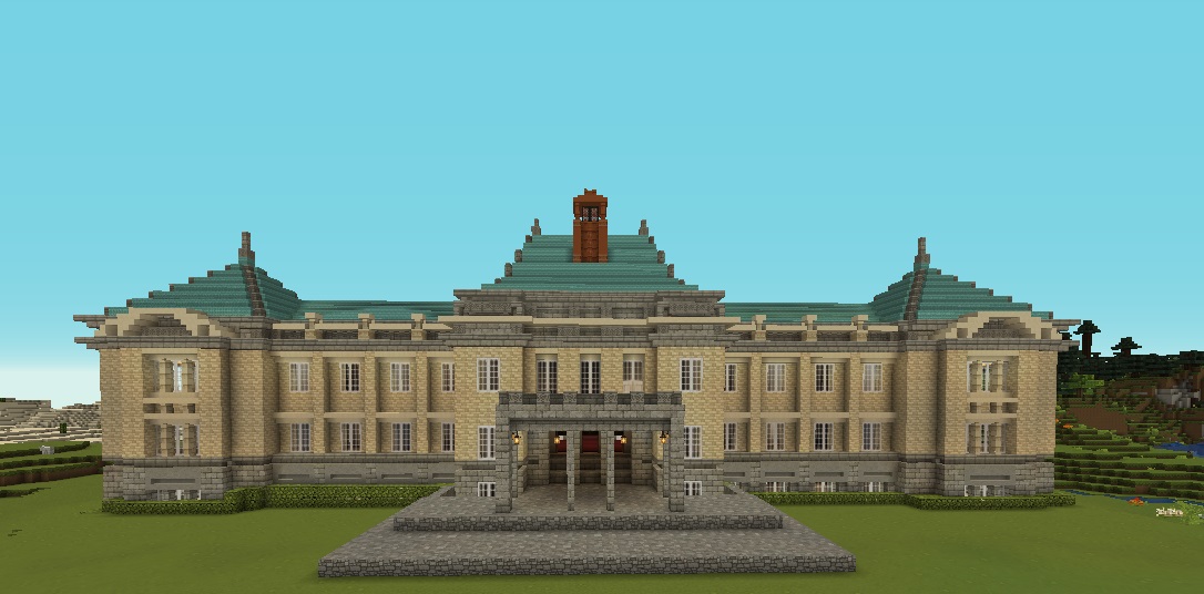 ট ইট র Saki V Raya 山形文翔館外観完成 見取り図や写真からエクセルで設計図を起こして 初めてのオリジナル まだまだつたないですけど マイクラ建築 初心者