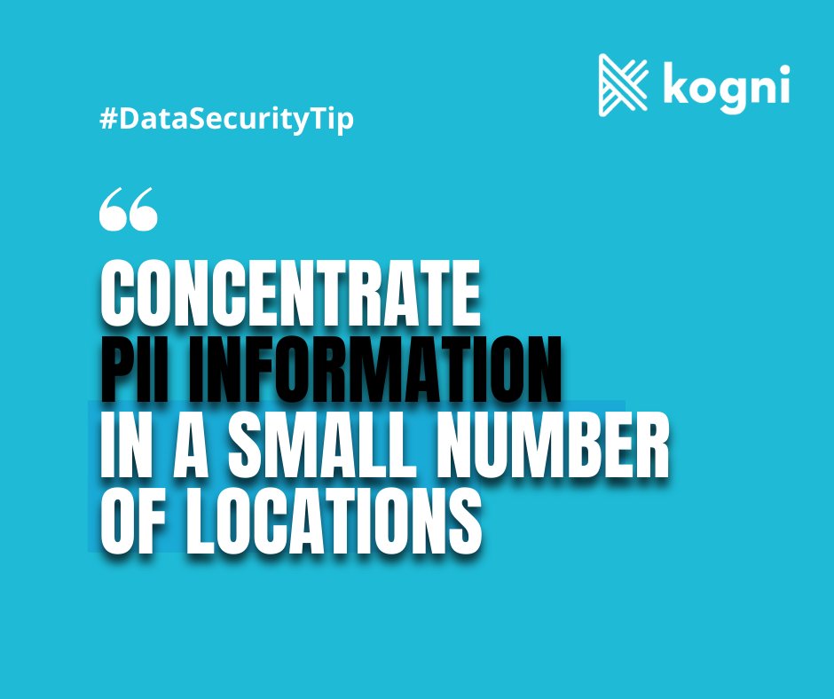 To secure your data replace PII in most locations with anonymized or pseudonymized data.

#dataprivacy #datasecurity #dataprotection #EnterpriseData #DataLossPrevention #Pii